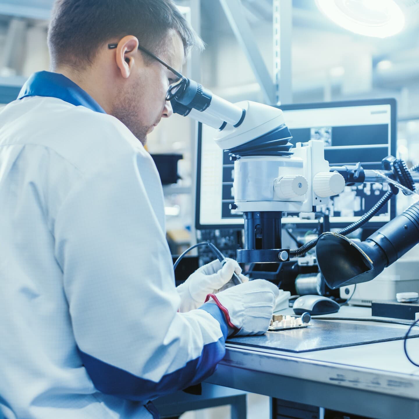 超微細はんだ加工